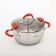 Aurora pan, 4 l, d = 22 cm, capsule, glass cover
