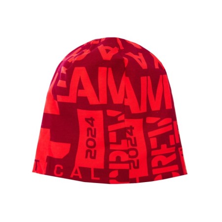 Hat for a boy, size 56, red color-1