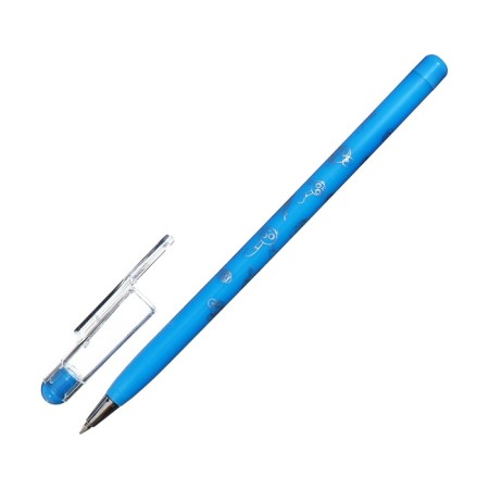 Ballic handle 0.5mm rod blue, blue body with a pattern, barcode on a piece-2