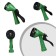 Rubber olive ripe hose, 12 mm (1/2 "), 10 m, in a textile braid, with a watering gun, color mix, Greengo