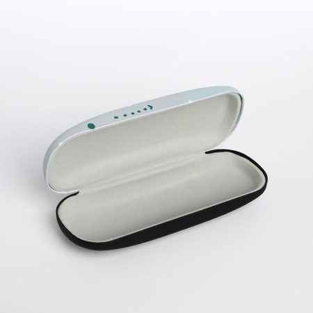 Glasses for glasses, 16 x 4 x 6 cm, cracker, blue color-3