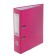 A4, 75 mm, calligrata registrar folder, PVC, embossing "Len", metal edging, pocket for a spine, assembled, assembled, mix