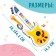 Musical guitar, sound, light
