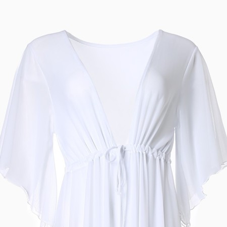 Tunic Beach female, white color, size 50-7