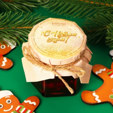 Jam "New Year" from pine cones, 100 ml-1