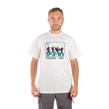 T-shirt Payer Travel Mob, Cotton, White, Rr. L