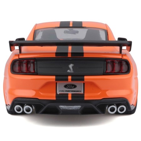 MASTO DIE-CAST 2020 Ford Shelby GT500 machine, opening doors, 1:18, Orange color-3