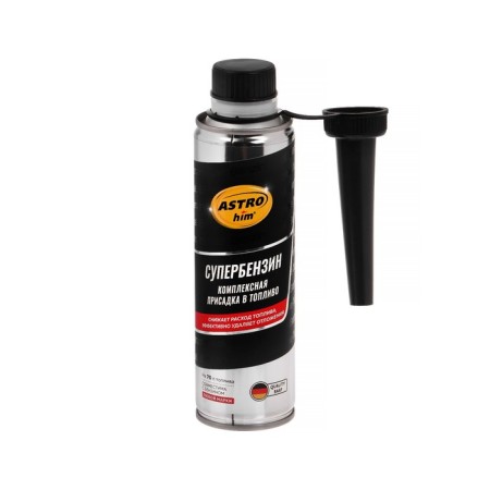 Complex additive in Astrohim Superbenzin fuel, tin bottle with a watering can, 300 ml AS-165