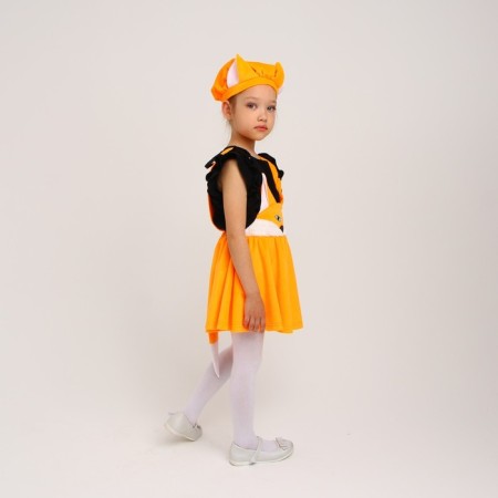 Carnival costume "Fox with a muzzle", plush, p. 30, height 110-116 cm-2