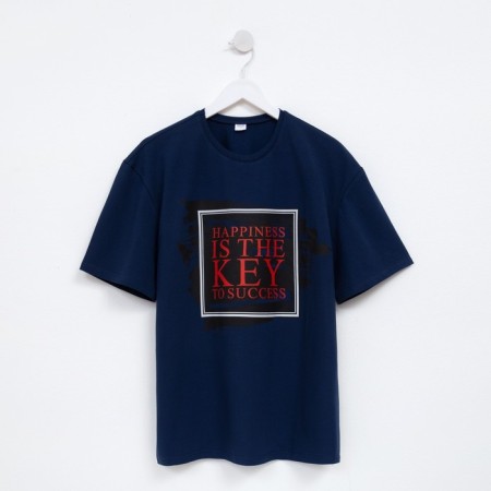 Men's T-shirt Minaku "Key" Blue color, rr 48-6