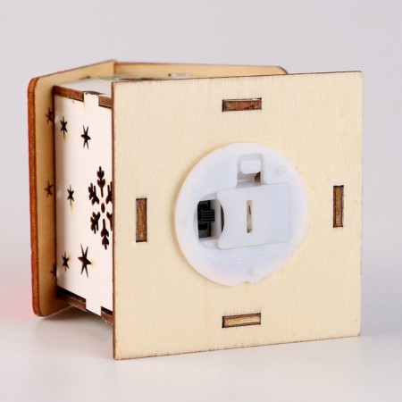 Light decor "Happy New Year" 6.4 × 7 × 8.3cm-3