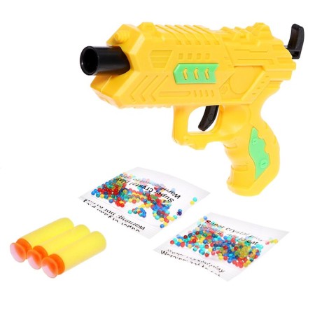 Blaster "Croud", shoots soft and hydrogel bullets, Mix color-9