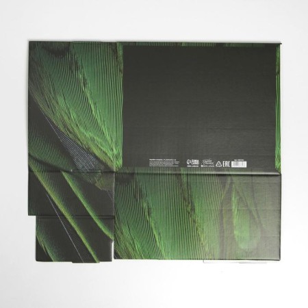 Gift folding box, packaging, “leaves”, 31.2 x 25.6 x 16.1 cm-6