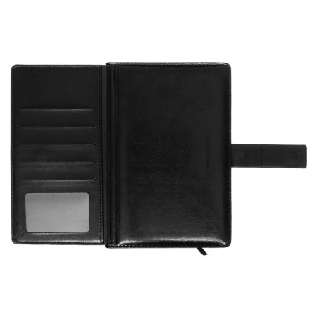 Deliciper of Leduced A5, 140 sheets in a cage, with a calculator, with a scrap, leatherette cover, mix-16