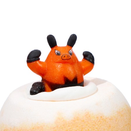 Babble for a bath for a baby with a toy orange 100 g-17
