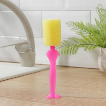 Broke for dishes foam "silhouette", 18 × 4 cm, color mix