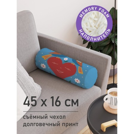 Pillow Roller "Spring, decorative, size 16x45 cm