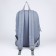 School textile “cell”, 46x30x10 cm, vertical pocket, gray -gray