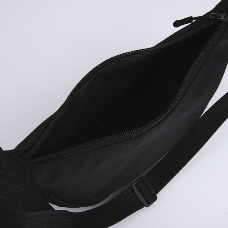 Women's bag from textiles, 30x17x6 cm, black-5