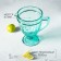 Glass Glass Magistro "La-Channel", 1.1 l, the color turquoise