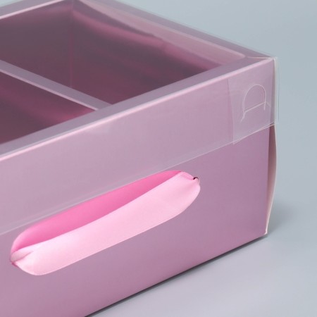 Gift folding box, packaging, "pink cotton wool", 23 x 15 x 10 cm-6
