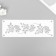 Stencil of stencil "Flower pattern" 11x32 cm