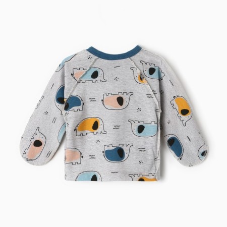 Kit for newborns, gray/elephant color, height 62 cm-5