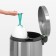 Brabantia Classic garbage bucket, two -section, with a pedal, steel color, 2x20 liters