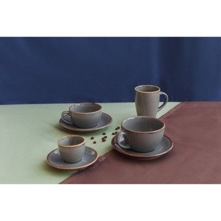 Dark Grey mug, 250 ml, porcelain, dark gray color-4