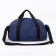 Sports bag with lightning, without lining, external pocket, blue color