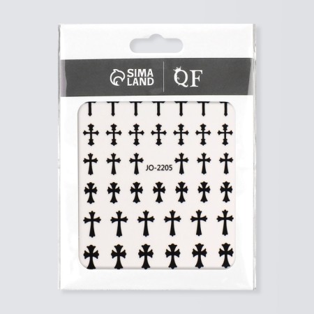 Nail stickers 9.3*7.2cm Cross Jo-2205 CherN-1