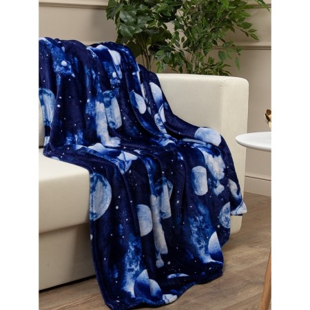 Texrepublic blanket, size 150x200 cm, blue color