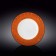 Deep plate Wilmax England Splach, D = 25.5 cm, 350 ml, Orange color