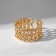 The ring "links" is large chain, the color of gold, dimensionless