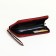 Women's wallet with lightning, red color
