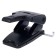 The hole is powerful for 65 sheets, Devente Stripe, with a ruler, reinforced case, black