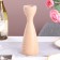 Candlestick, model No. 6, 9 x 25 cm, beech