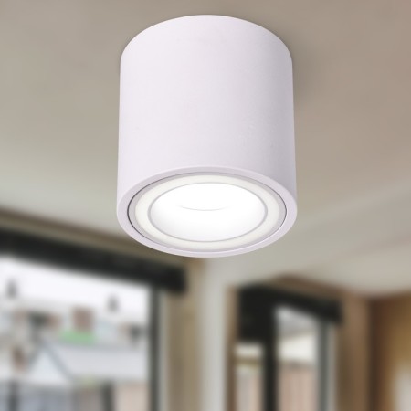 Lamp wall-flowing spot era OL47 WH, 80x90 mm, IP20, GU10, 12W, white color