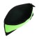 Penal soft, 1 department, 105 x 195 mm, flat, PMP 09-73, black/light green 57440