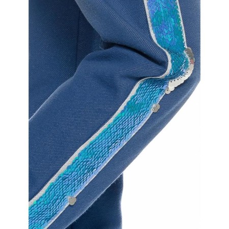 Брюки для девочек, рост 92 см, цвет синий-5