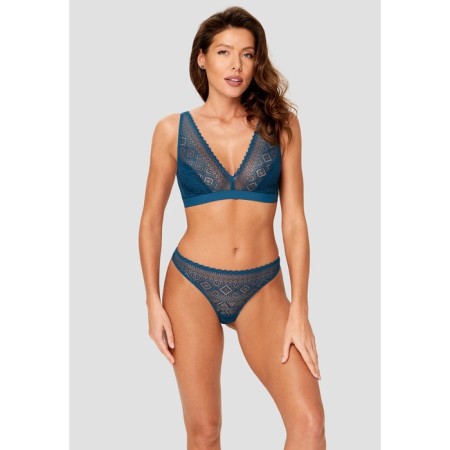 Women's bracket Kouta, size 75a, dark green color-2