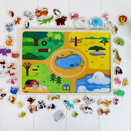 Magnetic designer "Zoo"-1