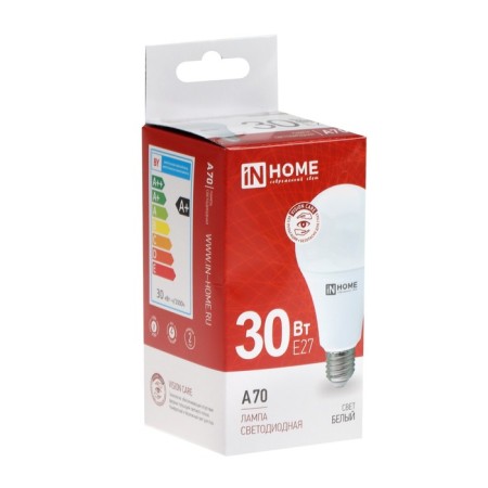 LED lamp In Home LED-A70-VC, E27, 30 W, 230 V, 4000 K, 2850 lm-4