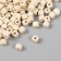 Beads for creativity tree "Cube" D-0.5 cm, set 20 grams natural