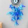 Dreams of Dreams from the evil eye "blue-blue feathers" 60x15x0.7 cm