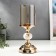 Summary Metal for 1 candle "Marble Ball with Gold" 29x11.5x11.5 cm