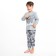 Pajamas for a boy, gray color, height 122 cm