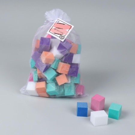 Buffs sandpaper for nails, four -sided, 70 pcs, multi -colored-3