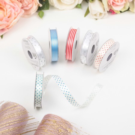 Packaging tape (packing 6 pcs) mix, 1.2 cm x 5 m