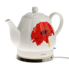 Чайник электрический Centek CT-0062, керамика, 2 л, 2000 Вт, "гербера"